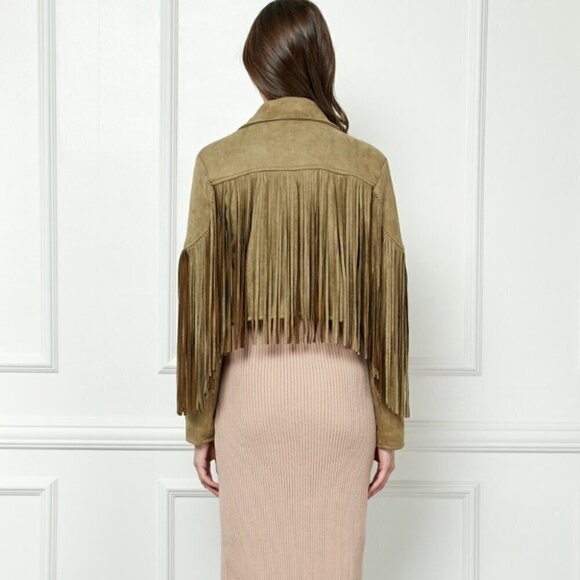 Fringe Sleeve Jacket - Picture 6 of 7